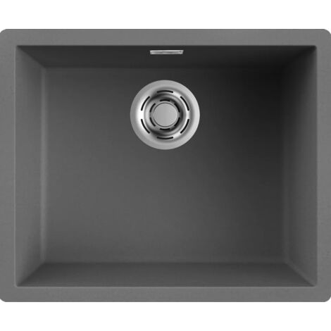 Elleci Zen 105. Tipo di lavello: Lavello montato su piano, Forma del lavandino: Rettangolare, Materiale del lavandino: Keratek plus. Larghezza: 556 mm, Profondità: 456 mm, Altezza: 215,4... - LKZ10599
