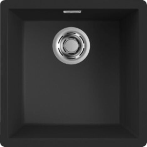 Elleci Zen 102. Tipo di lavello: Lavello sottopiano, Forma del lavandino: Rettangolare, Materiale del lavandino: Keratek plus. Larghezza: 456 mm, Profondità: 456 mm, Larghezza del compar... - LKZ10286 (1/5)