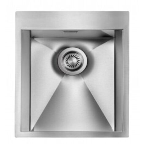 Lavello FOCUS MIX 3"  1 vasca ACCIAIO INOX INCASSO SLIM 45X50 PROF. 19 (1/5)
