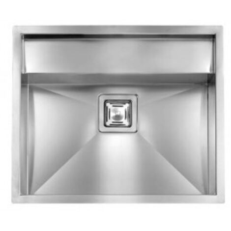 Lavello ARIEL F3" 1 vasca ACCIAIO INOX incasso SLIM 59X50 prof. 19 (1/5)
