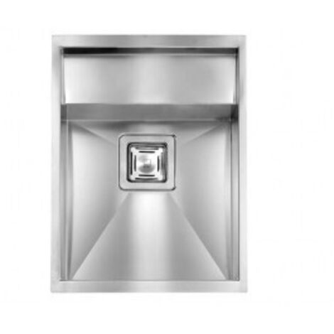 Lavello ARIEL F3" 1 vasca ACCIAIO INOX incasso SOTTOTOP 45X50 prof. 19 (1/5)
