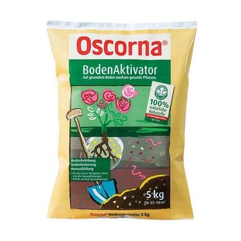 Oscorna Bodenaktivator 25 kg Bodenverbesserer Rasen Obst Gemüse Blumen Dünger