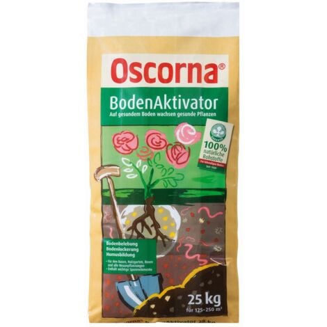 Oscorna Bodenaktivator 25 kg Bodenverbesserer Rasen Obst Gemüse Blumen Dünger