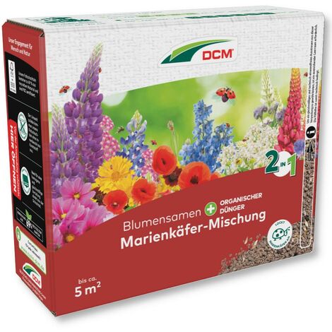 DCM Marienkäfer-Mischung 265 g Blumenmischung Insektenvielfalt Blumenwiese