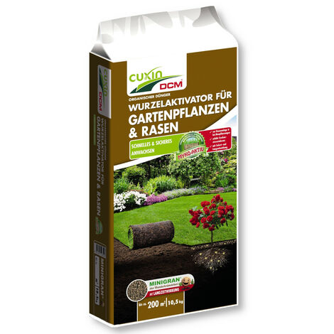Cuxin Wurzelaktivator für Garten und Rasen 10,5 kg Gartendünger Rasendünger Myko