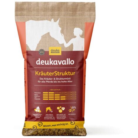 Deukavallo KräuterStruktur 15 kg Pferdefutter Kräutermüsli Strukturmüsli