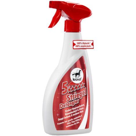 Leovet 5-Sterne Striegel 550ml Premium Striegel Mähnenstriegel Fellpflege