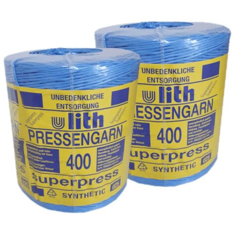 Superpress Pressengarn 10 kg Synthetik 2x400m/kg blau Bindegarn Erntegarn