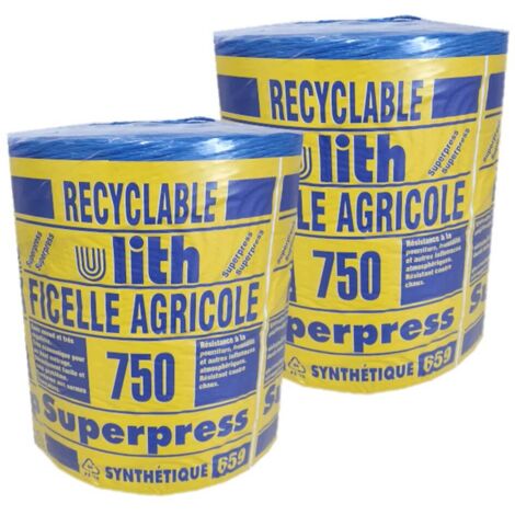 Superpress Pressengarn 10 kg Synthetik 750m/kg blau Bindegarn Erntegarn