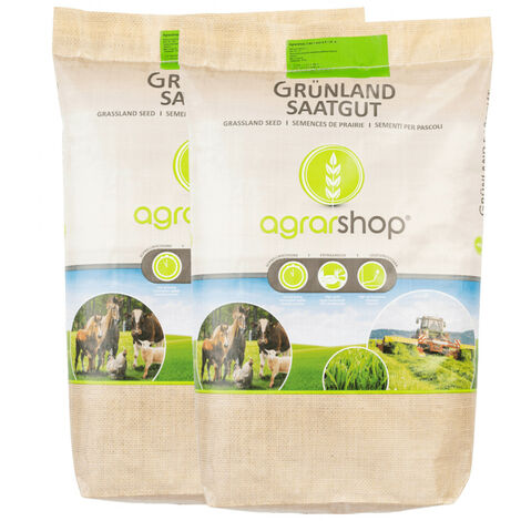 Agrarshop Dauerweide Nachsaat 20 kg Weidesamen Grassamen Grünland Saatgut