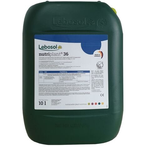 Lebosol Aminosol Bio Flüssigdünger 1 Liter - Organisch Für Gemüse & Garten