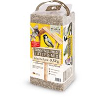 DELICIA® Sonnenblumen Futter-Mix 9,5 kg Vogelfutter Ganzjahresfutter