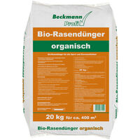 BECKMANN PROFI Bio Rasendünger 20 kg Biodünger Rasennaturdünger Naturdünger