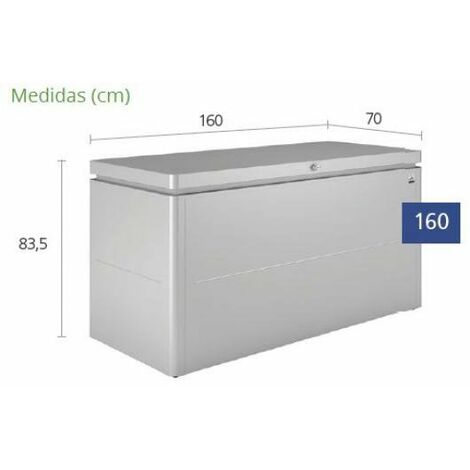 Arcon Metalico Biohort Lounge Box 160 Cofre- Baul De Jardin