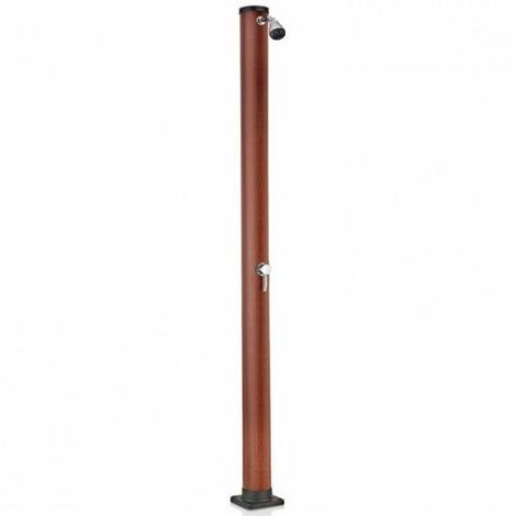 Ducha Solar Gre Jardin 20 Lts Pvc Piscinas Gre Imitacion Madera