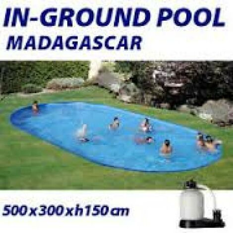 Piscina Gre Ovalada Enterrada Kpeov5059 Piscinas Gre 1.50 Alto X 5 X 3 Mts Madagascar