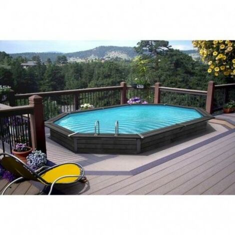 Piscina Gre Ovalada Kpcov66 Composite Avantgarde 6.64 Mts X 3.86 Mts X 1.24 Mts De Alto