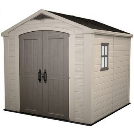 Caseta Cobertizo Resina Jardin Factor 8X8 Keter