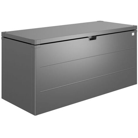 ARCON METALICO BIOHORT STYLEBOX 210 COFRE- BAUL DE JARDIN COLOR GRIS CUARZO