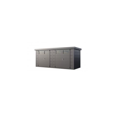 CASETA METALICA JARDIN NOVO HABITAT NH13 DOBLE ANTRACITA