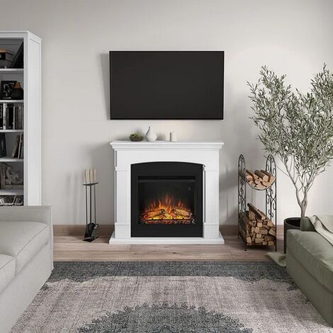 CHIMENEA ELECTRICA TAGU HELMI BLANCA