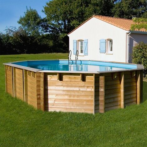 PISCINA GRE DE MADERA VERMELA 672X472X146 ALTO
