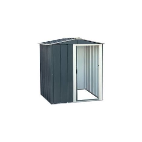 Duramax - caseta jardín - ECO PENT ROOF 8x4 - Metal - color gris antracita