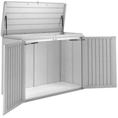 ARCON BAUL METALICO HIGHBOARD 160 BIOHORT COLOR PLATA METALIZADO