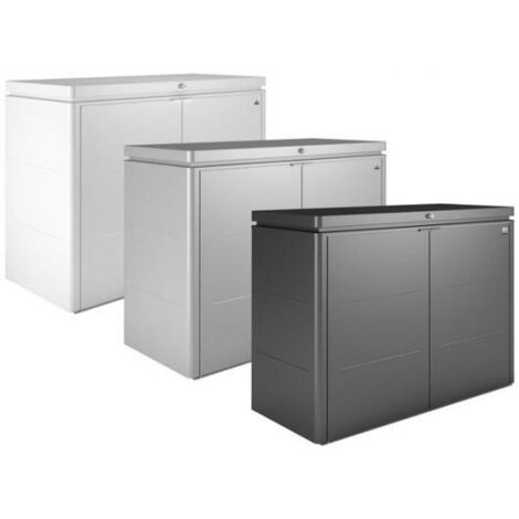 ARCON BAUL METALICO HIGHBOARD 160 BIOHORT COLOR GRIS CUARZO METALIZADO