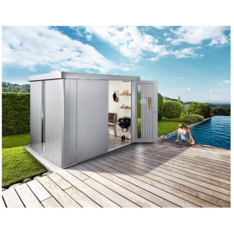 CASETA METALICA BIOHORT NEO 1B DOBLE PUERTA COLOR GRIS OSCURO METALIZADO