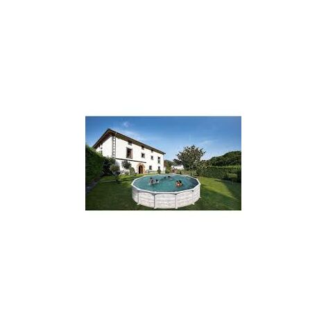 PISCINA GRE DESMONTABLE GROENLANDIA 500X300X132 CMTS ASPECTO NORDICO