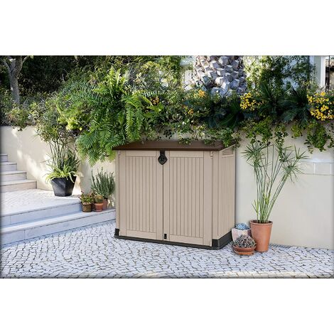 COFRE CASETA BAUL ARCON RESINA KETER JARDIN STORE IT OUT MIDI 800