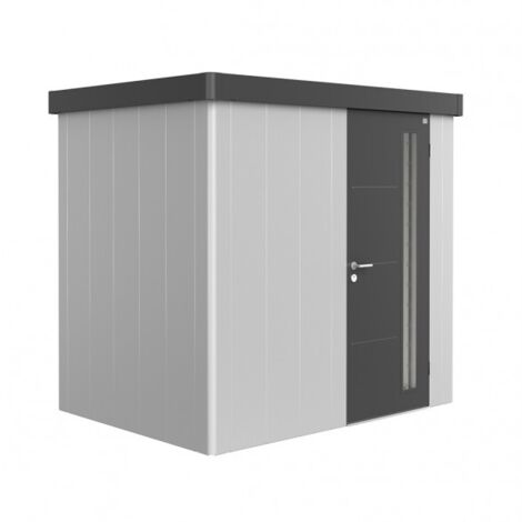 CASETA METALICA BIOHORT JARDIN NEO 4C COLOR GRIS CUARZO METALICO