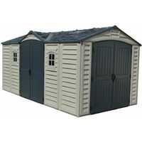 CASETA COBERTIZO PVC JARDIN APEX PRO PLUS 10.5 X 8 DURAMAX