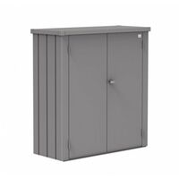 ARMARIO METALICO BIOHORT ROMEO M COLOR GRIS CUARZO METALIZADO