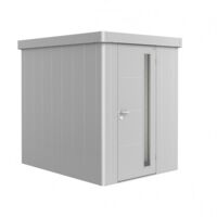 CASETA METALICA BIOHORT JARDIN NEO 3D COLOR PLATA METALICA