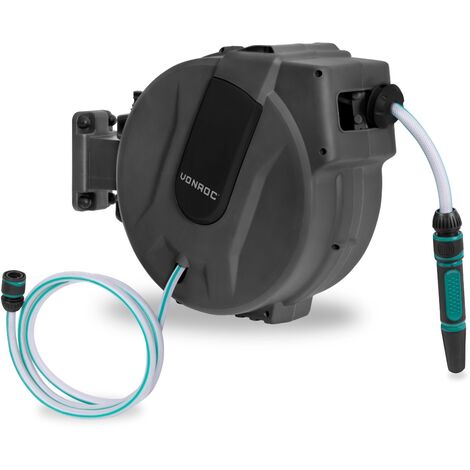 Connecteur Pour Enrouleur De Tuyau D'arrosage - 1,27 Cm (1/2") - Système Click-lock Anti-déconnexion - Gris/Orange - Pour éviter Les Torsions