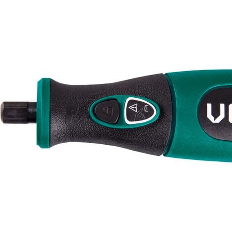 VONROC Outil multifonction 8V - Rotatif - 24 accessoires, un chargeur et un sac de rangement inclus