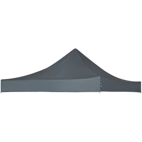 VONROC Couverture supérieure – pour tente de réception Premium PT501XX Gris (1/3)