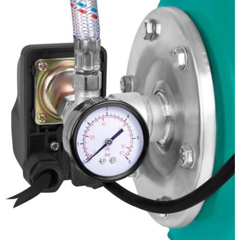 VONROC Pompe Hydrophore 800W - 3300L/H - 4 Bars - Pressostat Inclus - Idéale Jardin & Eau Potable