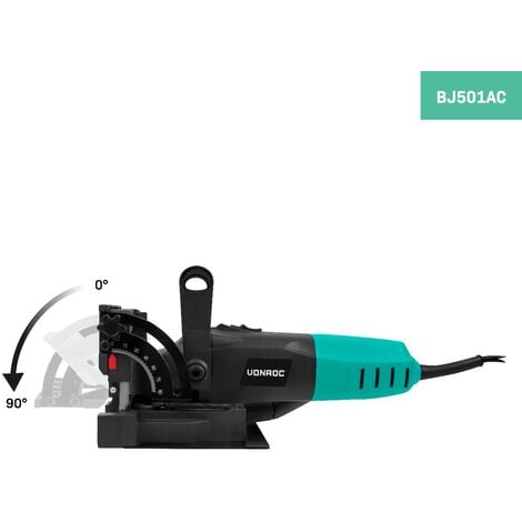 VONROC Fraiseuse lamello 900W  Avec 50 lamello et sac à poussière