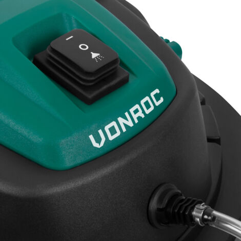 VONROC Nettoyeur de moquette/aspirateur 1400W  Avec détergent et plusieurs embouts