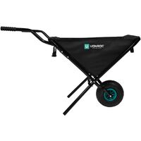 Brouette Pliable 50L - Capacité 30kg - Roue Pleine - Pour Jardin Et Chantier