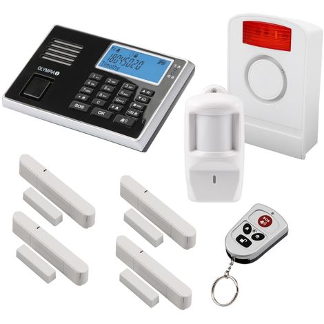 Haus Alarmanlage Funk Alarmsystem GSM SMS Bewegungsmelder Telefon Sicherheit Set 