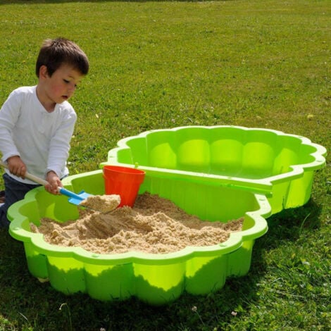 Bac à sable en plastique forme coquillage