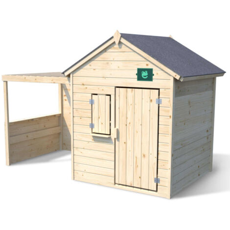Cabane en bois enfant avec pergola ALPAGA
