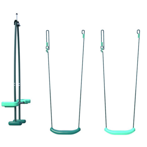 Pack Cocoon SOULET 3 accessoires pour portique H195 cm 2 balançoires et 1 face à face