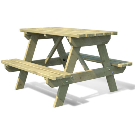 Table piquenique enfant bois traité AUREA (1/5)