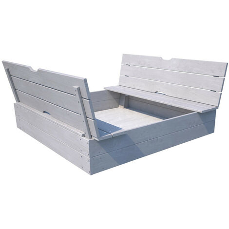 Bac à sable bois FSC® avec bancs intégrés | Leroy Merlin