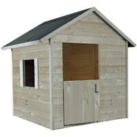 Petite cabane en bois pour enfants - Lilas